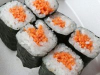 Sushi con zanahoria